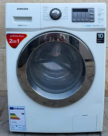 Samsung 7kg washer + 5kg dryer 2 in 1 machine with perfect working condition