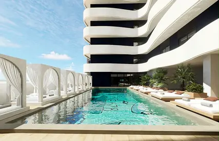 شقة غرفتين وصالة للبيع في مشروع ONE 678 Residences – العامرة، عجمان | شارع الشيخ محمد بن زايد