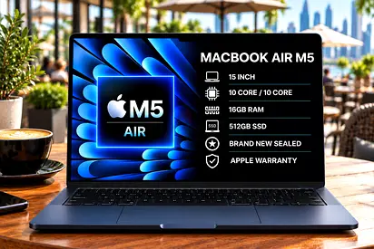 MACBOOK AIR M5 15-INCH | 16GB RAM | 512GB SSD