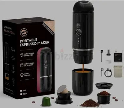 Brand New Portable 2-in-1 Espresso Maker (Factory Sealed in Box)