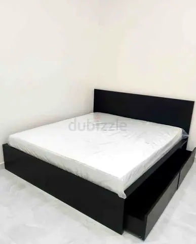 Ikea King Size Bed with Mattress Available in Perfect Condition