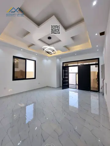 An exceptional rental opportunity in Al Helio 2. This sophisticated, newly finished villa is move-in ready for a family. It spans two floors and inclu