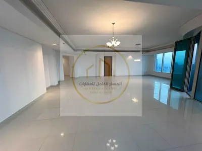 Three Bed Room apartment for annual rent in Al Majaz 3 Sharjah Free AC parking gym and pool Maid room master bedroom 2 balconies sea view laundry room