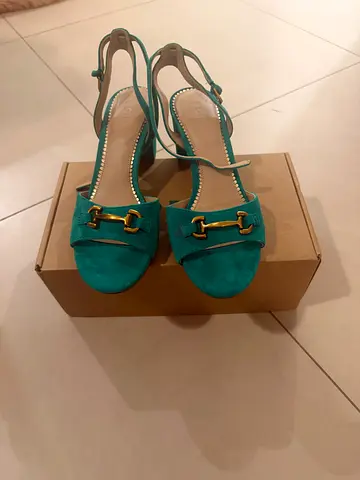 Green sandals