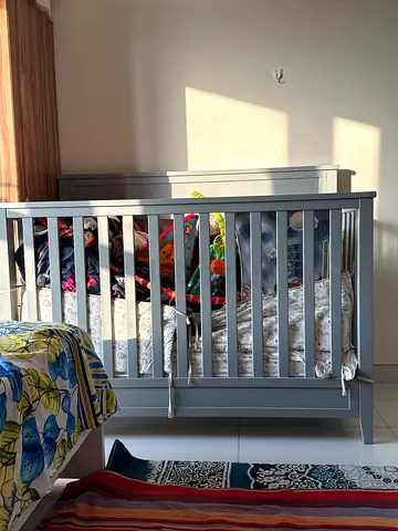 Baby Cot With Mattress