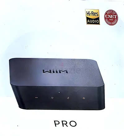 Wiim Pro Hi-Res Wireless Music Streamer - AirPlay2, Spotify Connect