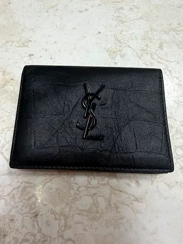 Authentic SAINT LAURENT Cassandre Card Case