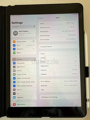Ipad 9th gen (2021)  + pen