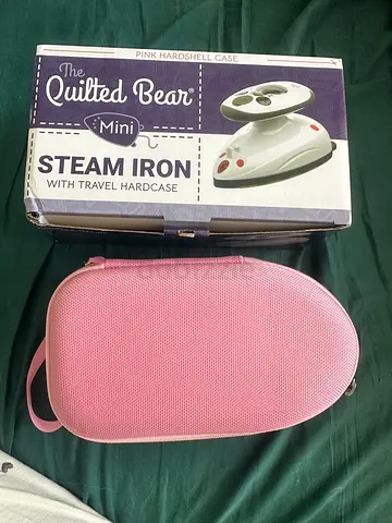 Mini Steam Iron with Travel Hardcase - Pink