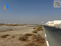 Residential-commercial corner plot for sale in Al Dabdaba South, Sharjah | 3,659 sq. ft. | G+2+M | A