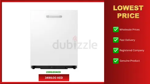 LG Dishwasher Quad Wash 14 Place Setting Built-In Steam 1 YEAR LG WARRANTY