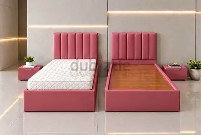 Modren Single Bed frame 90×190 cm with Headboards available