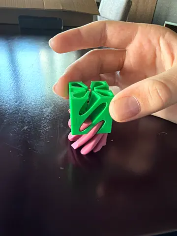 Small fidget 3d printed pass through RANDOM COLOR