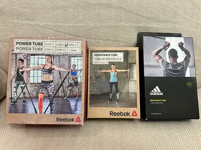 3x Reebok Adidas Resistance Tubes (BRAND NEW)