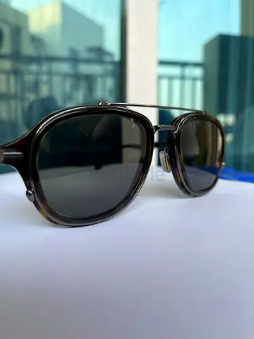 DIOR EYEWEAR
DiorBlacksuit A4U Double-Bridge Aviator-Style Tortoiseshell Acetate and Silve
