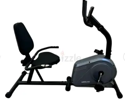 Marshal Fitness MF-348L Recumbent Exercise Bike with LCD Monitor & 8-Level - Brand New