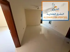 second row from Ajman Corniche ,Spacious 1 Bedroom + Living , Plenty of natural light and good venti