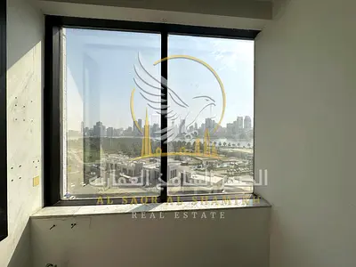 Office for rent in Al Majaz 1, Sharjah—suitable for a dental clinic. Includes free central air conditioning, free parking, and an equipped kitchen. Of