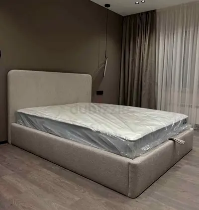 Brand New Luxury Cotton fabric Queen Bed Available