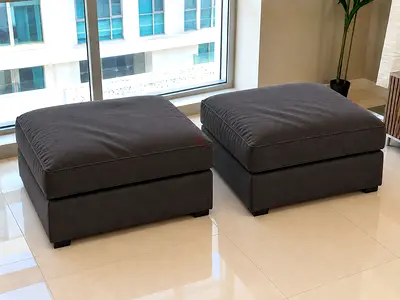 IKEA ottoman KIVIK, with storage (set of 2)