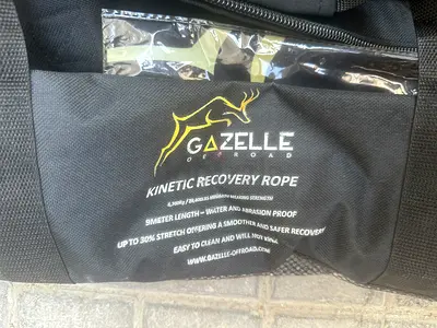 Gazelle Offroad 4x4 Kinetic Recovery Rope Kit – 9m