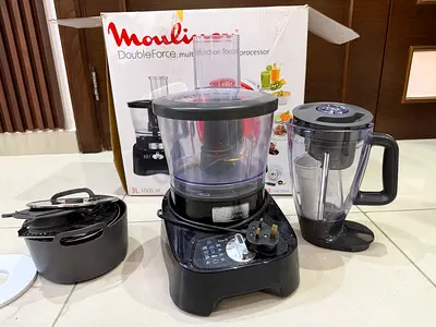 Moulinex DoubleForce Food Processor with Blender - Complete Set