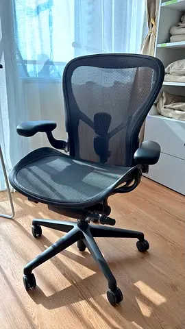 Remastered Version Herman Miller Aeron Office Chair Fully Options Excellent Condition Size C