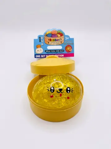 Premium Orbeez & Glitter Squishy Dumpling Toy