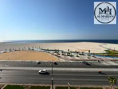 Sea View 3BR Apartment on Ajman Corniche | First Row | AED 45,000/Year | 4 Payments