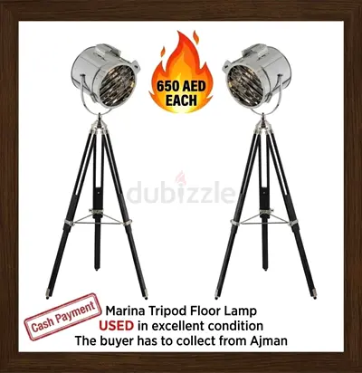 Marina lamp- Marina Tripod Floor Lamp