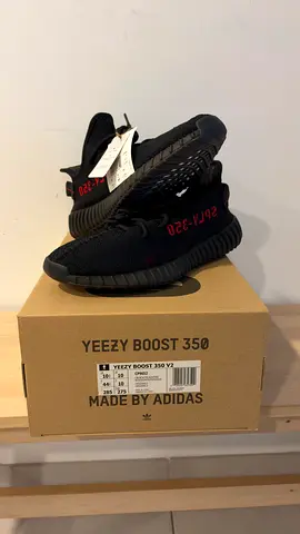 Adidas Yeezy Boost 350 V2 Black Red - Size 10.5 US, Brand New