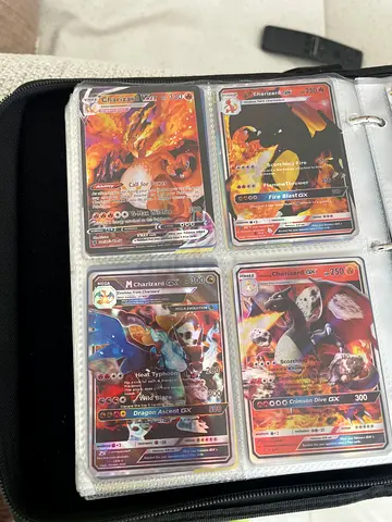 Pokémon Trading Card Collection - Rare Holo/GX Cards in Binder