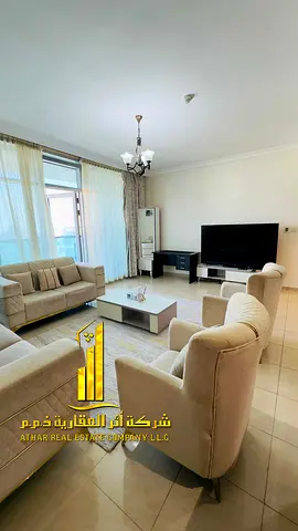 Luxury apartment (second occupancy) one bedroom and a living room with a balcony. with gym and swimming pool. in Residence Tower