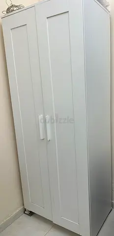 IKEA white two-door wardrobe in good condition