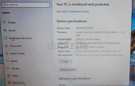 Dell laptop core i5 8gb ram 500gb hdd