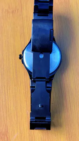 Vanglore men's watch black tone