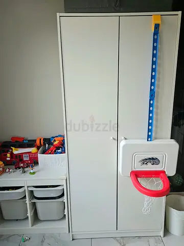 IKEA KLEPPSTAD 2-door White Wardrobe – Good Condition