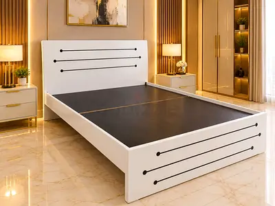 Original Solid MDF Wood Queen Bed frame
