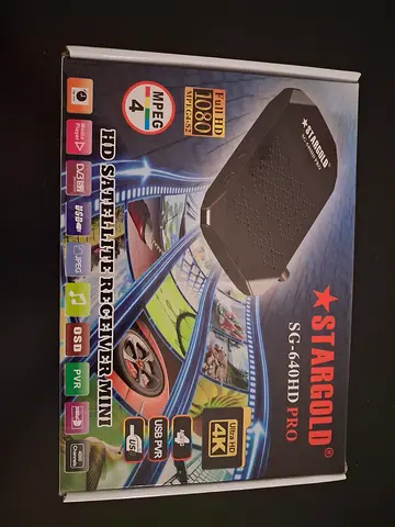 Stargold SG-640HD Pro HD Satellite Receiver Mini (4K USB PVR) - Good Condition