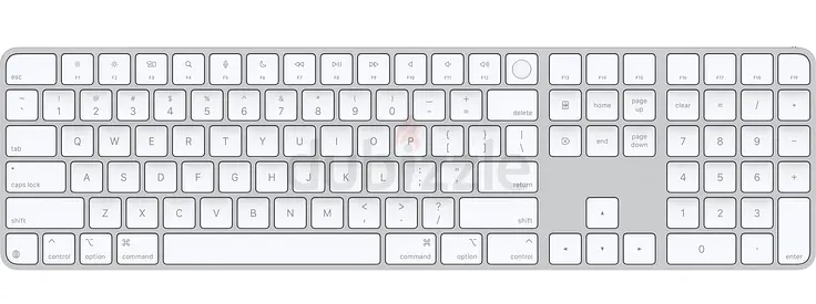 Apple Magic Keyboard (Full-size) - White/Silver