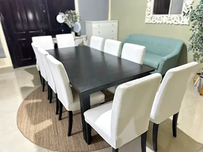 Huge IKEA Dining Table with 10 Chairs

Large IKEA dining table, perfect for family gatherings and en