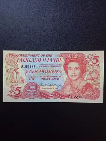 Falkland Islands 5 Pounds Banknote,
