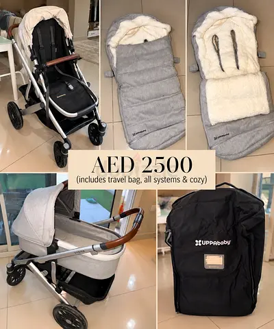 Uppa Baby Vista V2 (Seat + Bassinet, Travel Bag, Cosy Cover. colour: Stella