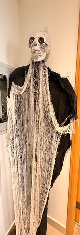 Large Hanging Halloween Skeleton Decoration - Life-size