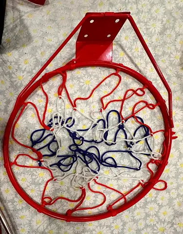 HEAVY DUTY Basketball Ring, Standard Wall Mounted Basketball Hoop Net Outdoor Goal Sports Play Ring