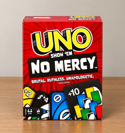 UNO Show 'Em No Mercy card game - boxed, like new
