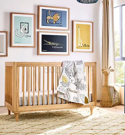 Cribe : Crate & Barrel Babyletto Crib with pottery barn mattress