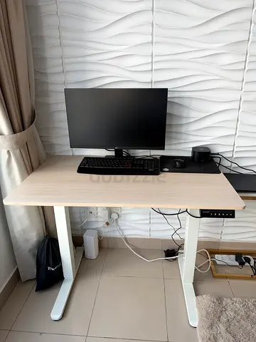 Computer Desk Adjustable and LG 23.8"