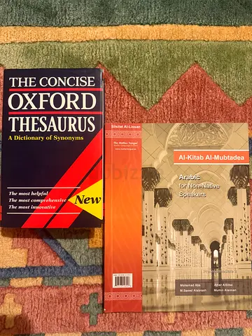 Oxford Thesaurus + Arabic for non-natives