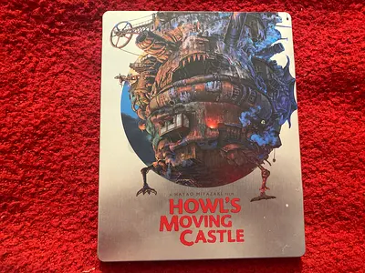 Howl's Moving Castle (Studio Ghibli) DVD+ Blu-ray steelbook